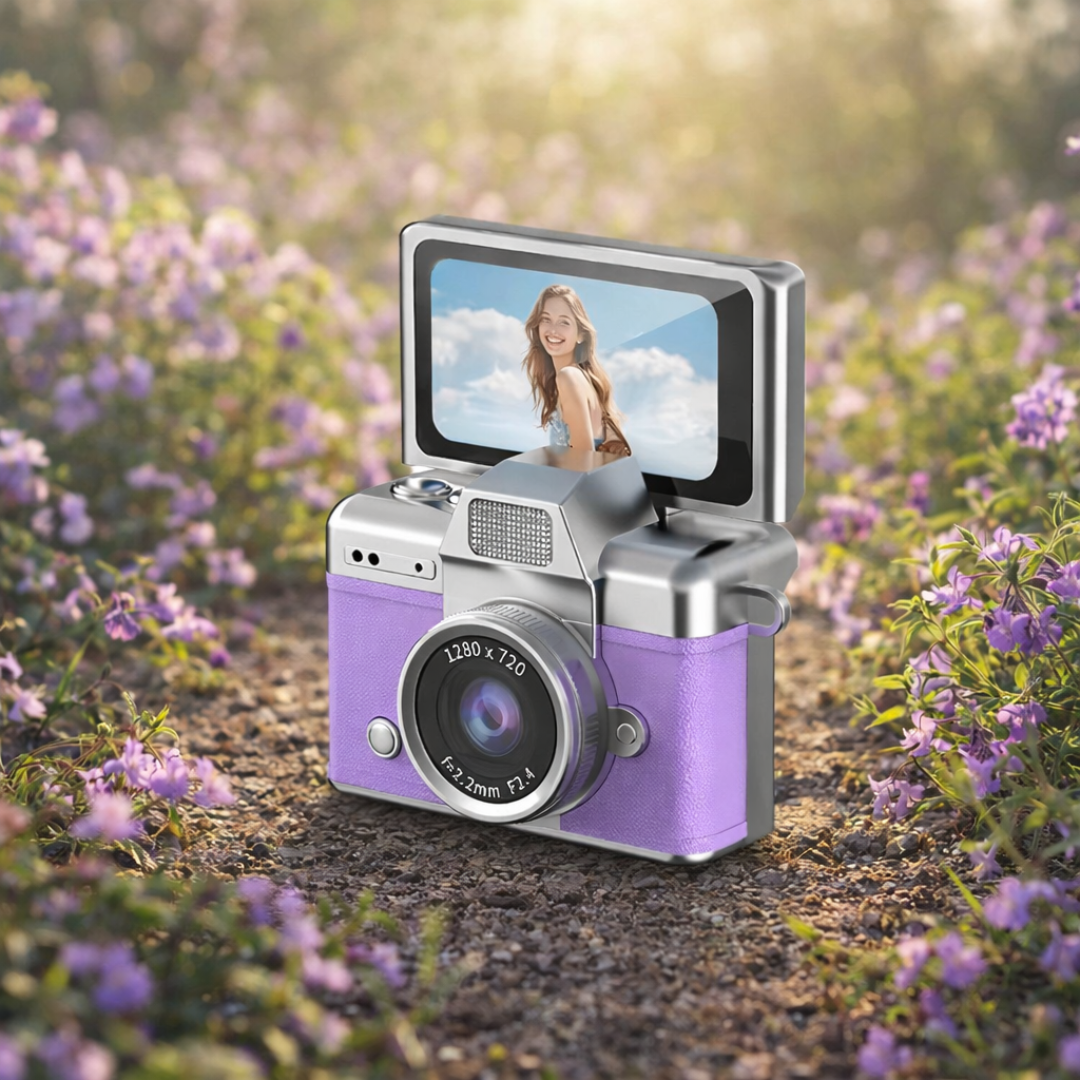 Mini Camara Retro Estilo Vintage