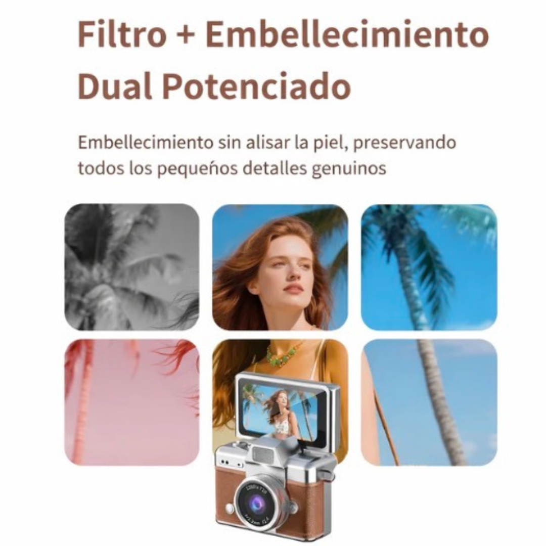 Mini Camara Retro Estilo Vintage