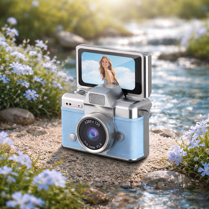 Mini Camara Retro Estilo Vintage