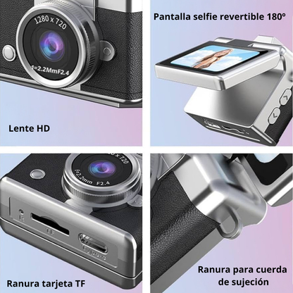 Mini Camara Retro Estilo Vintage