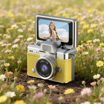 Mini Camara Retro Estilo Vintage